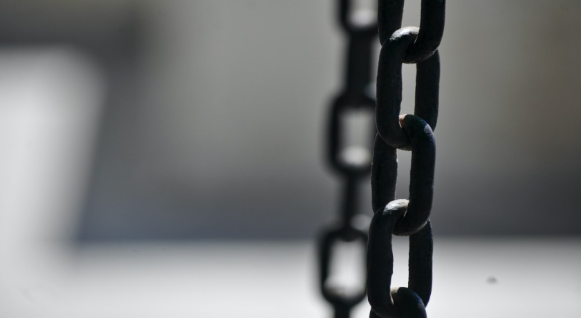 Slavery chains credit Hussain Badshah Unsplash