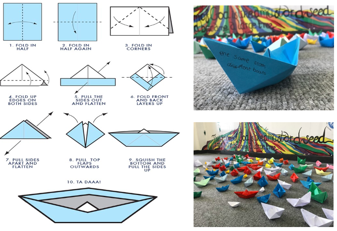 paper boat instructions